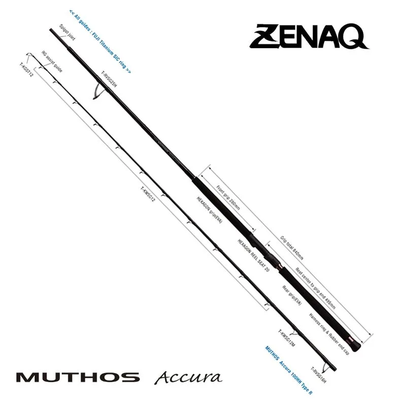 ZENAQ Caña MUTHOS ACCURA 100HH Type R