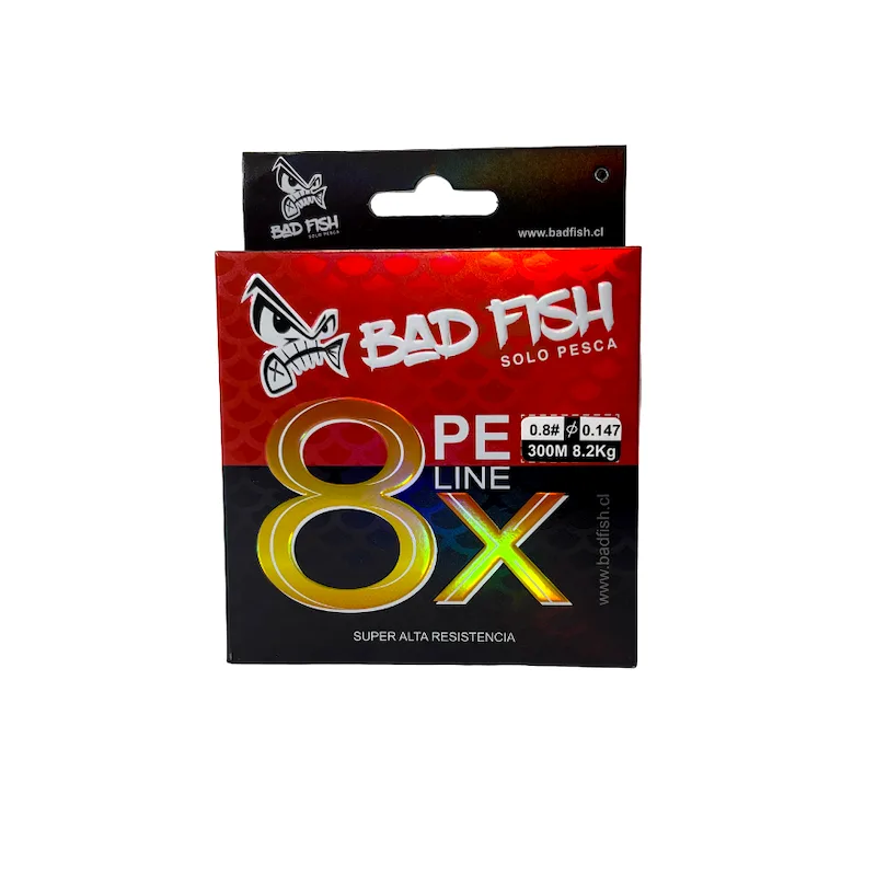 BADFISH Multifilamento PEline X8 | 300 m