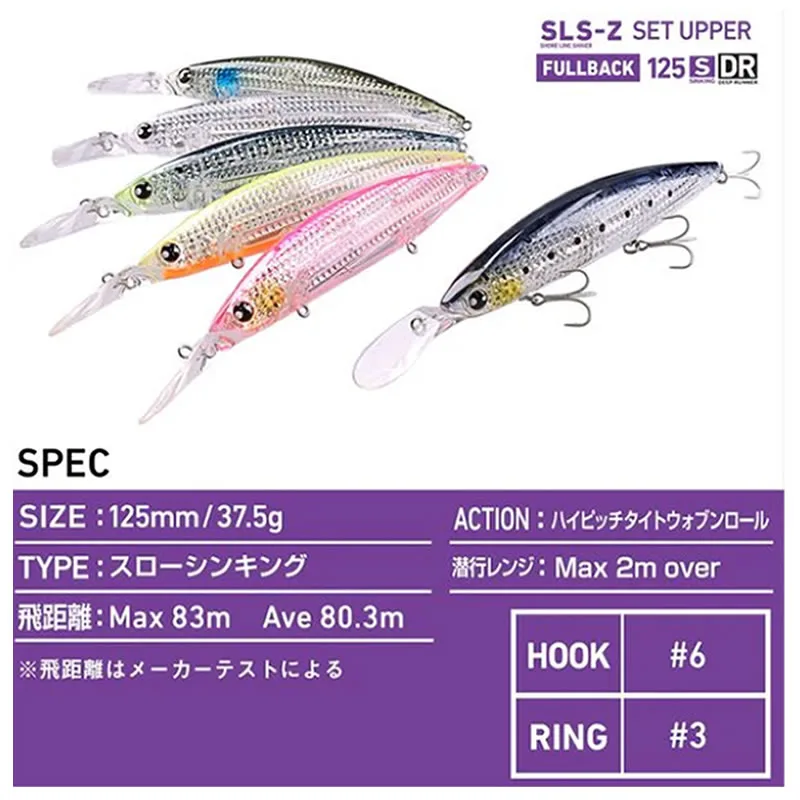 DAIWA Señuelo SLS-Z SET UPPER FULLBACK 125S