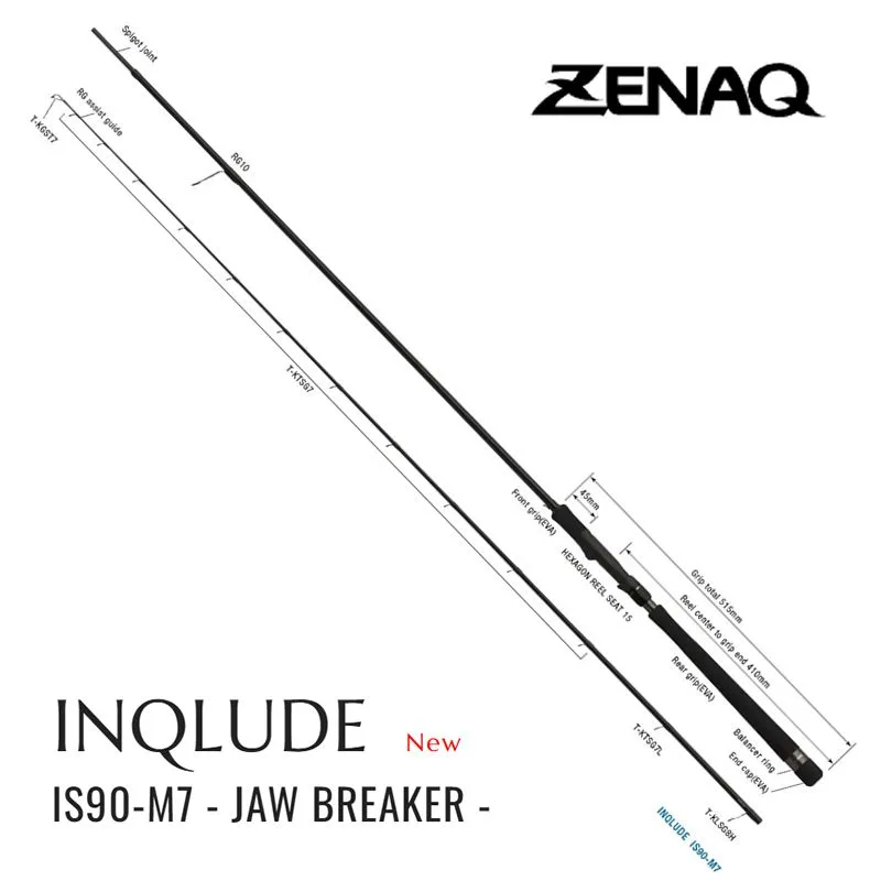 ZENAQ Caña INQLUDE IS90-M7 - JAW BREAKER